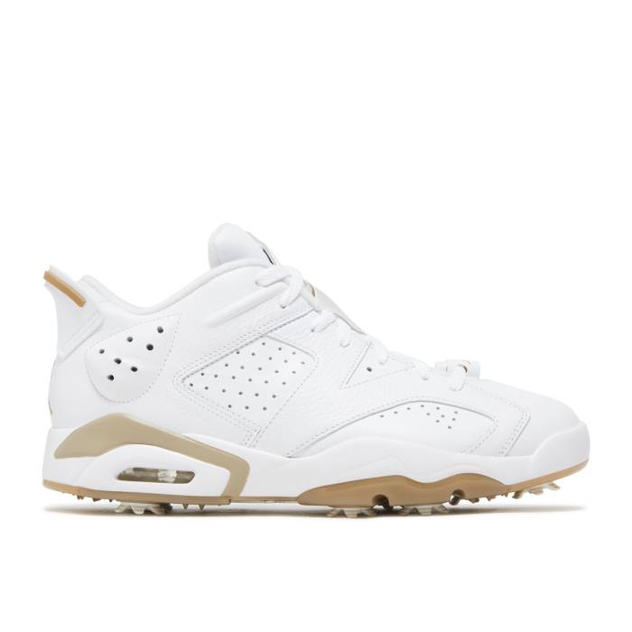 ナイキ エアジョーダン Air Jordan 【 Jordan 6 Retro Low Golf White Khaki Men White/Khaki 】 レトロ golf ゴルフ メンズ 白色 ホワイト カーキ