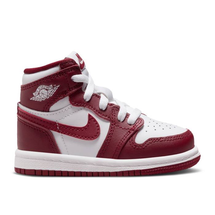 ナイキ エアジョーダン Air Jordan 【 Jordan 1 Retro High Og Td \u0027Artisanal Red\u0027 Infant White/Team Red 】 レトロ ご機嫌 もの言う花 白いこと 白いこと Team 野球クラブ Red 赤・赤いこと