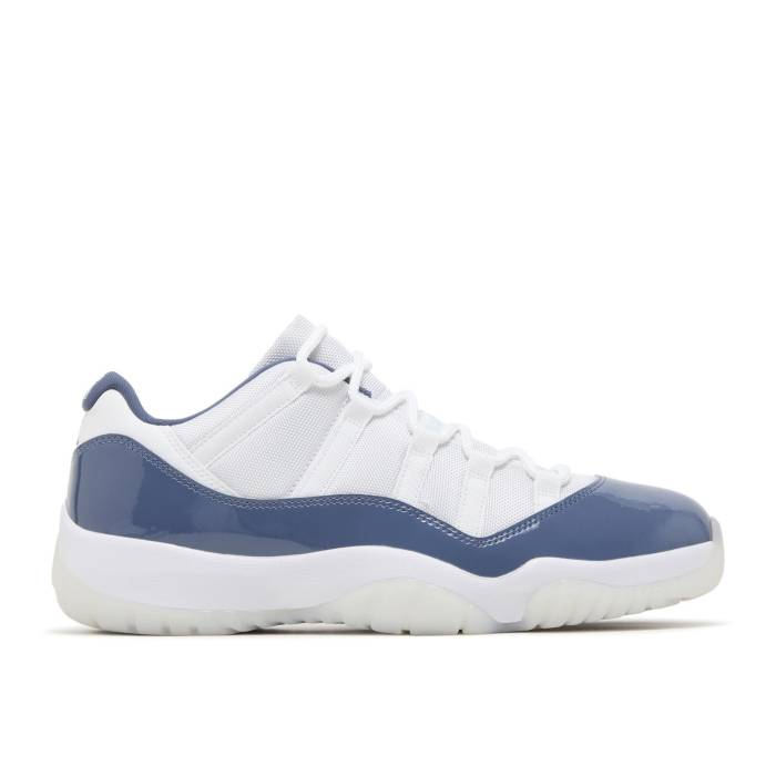 ナイキ　エアジョーダン Air Jordan 【 Jordan 11 Retro Low 'Diffused Blue' Men White/Midnight Navy/Diffused Blue/Football Grey 】 レトロ メンズ 白色 ホワイト 紺色 ネイビー 青色 ブルー フットボール 灰色 グレー