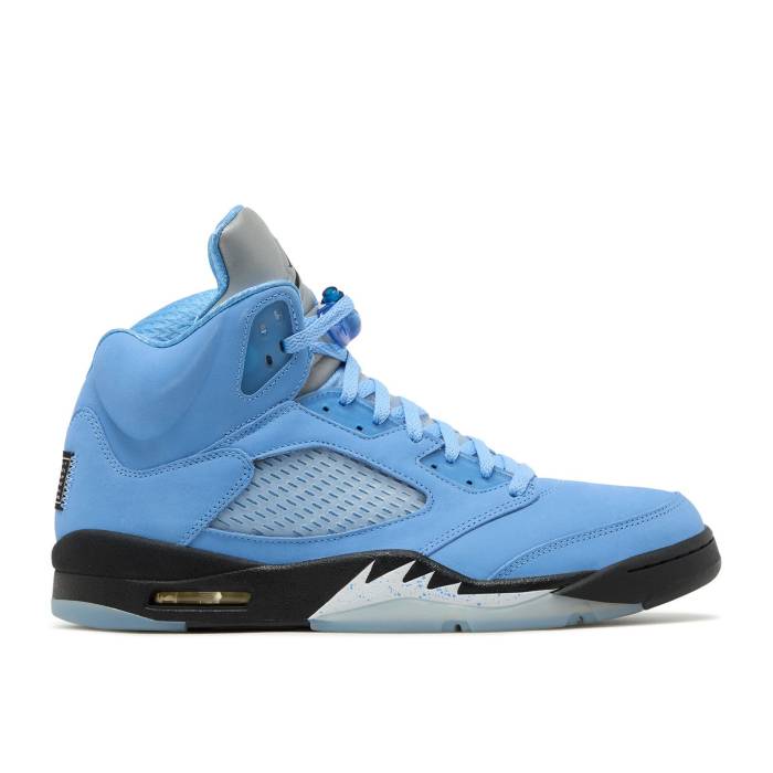 ナイキ エアジョーダン Air Jordan 【 Jordan 5 Retro Se \u0027Unc\u0027 Sample Men University Blue/Black/White 】 レトロ メンズ 青碧 青色 黒いこと 黒いこと 白いこと 白いこと スニーカー-靴