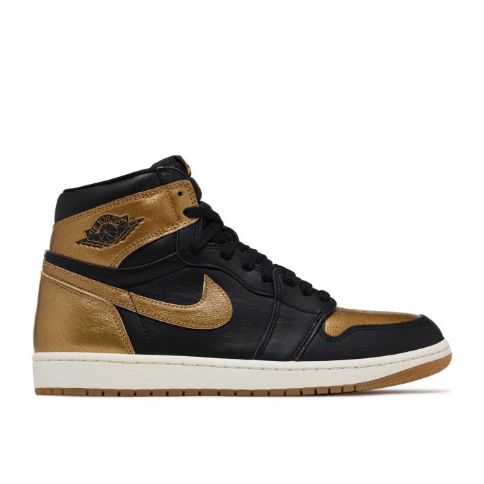 ナイキ エアジョーダン Air Jordan 【 Jordan 1 Retro High Og \u0027Black Gold\u0027 Men Black/Metallic Gold/Sail 】 レトロ ご機嫌 メンズ 黒いこと 黒いこと ゴールド