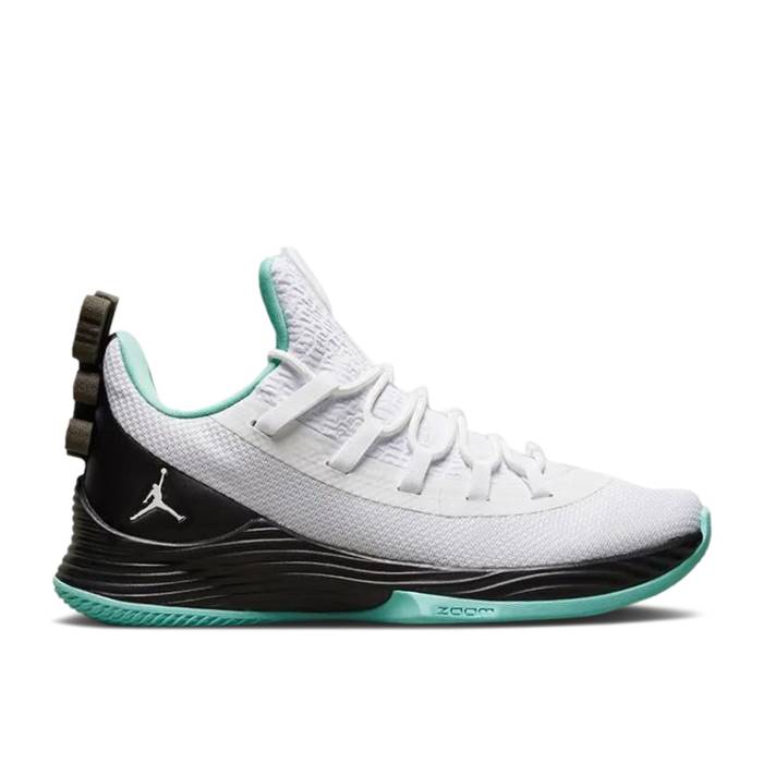 ナイキ エアジョーダン Air Jordan 【 Jordan Ultra.fly 2 Low \u0027White Emerald Rise\u0027 Men White/White/Black/Emerald Rise 】 メンズ 白いこと 白いこと 黒いこと 黒いこと ライズ