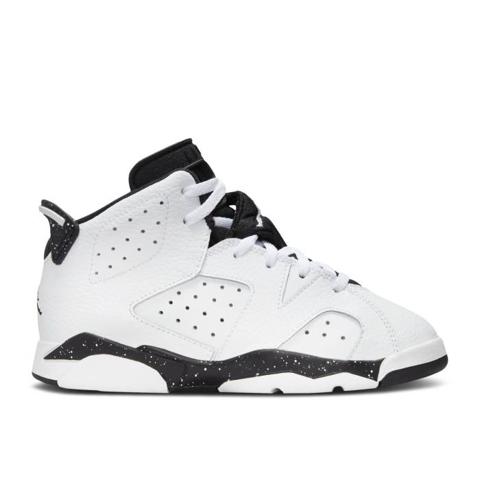 ナイキ　エアジョーダン Air Jordan 【 Jordan 6 Retro Ps 'Reverse Oreo' Youth White/Black 】 レトロ ジュニア キッズ 白色 ホワイト 黒色 ブラック｜スニケス