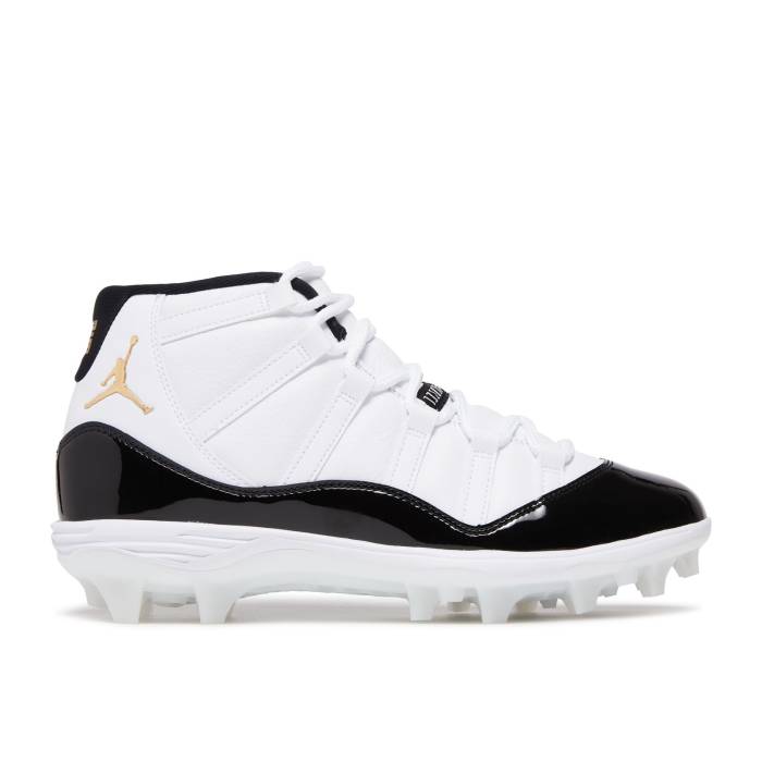 ナイキ エアジョーダン Air Jordan 【 Jordan 11 Retro Td Cleat \u0027Gratitude\u0027 Men White/Black/Metallic Gold 】 レトロ メンズ 白いこと 白いこと 黒いこと 黒いこと ゴールド