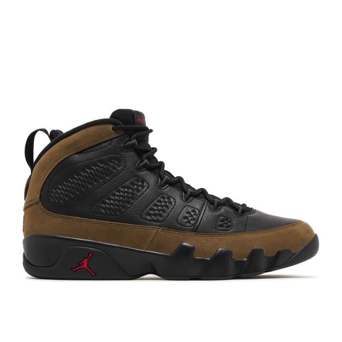 ナイキ エアジョーダン Air Jordan 【 Jordan 9 Retro \u0027Olive\u0027 2024 Men Black/True Red/Light Olive 】 レトロ メンズ 黒いこと 黒いこと Red 赤・赤いこと olive オリーブ