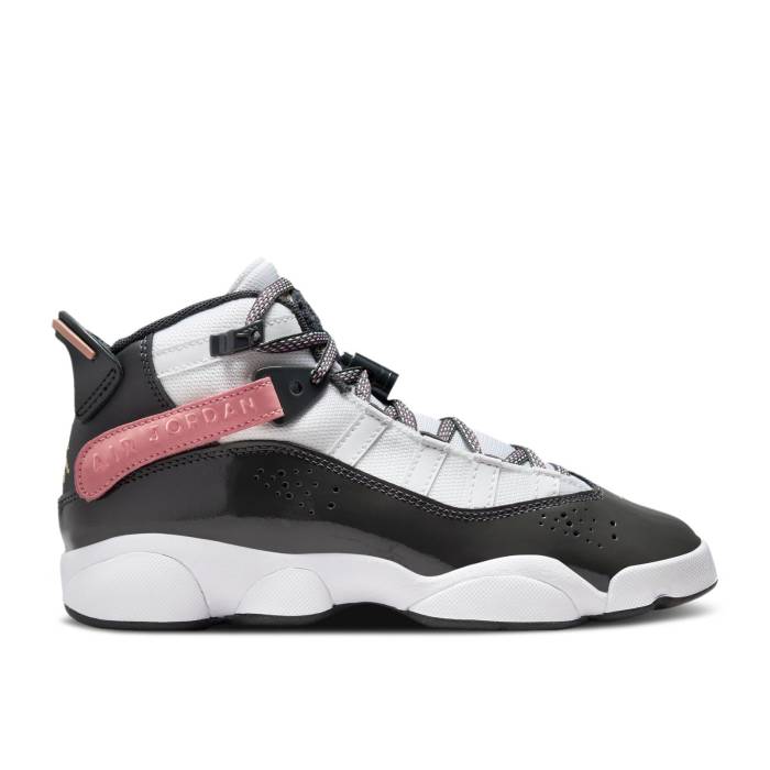 ナイキ エアジョーダン Air Jordan 【 Jordan 6 Rings ガウス \u0027White Red Stardust\u0027 Youth White/Red Stardust/Vapor Green/Anthracite 】 輪っか Red 赤・赤いこと 御坊っちゃん キッズ 白いこと 白いこと Red 赤・赤いこと green 緑・グリー