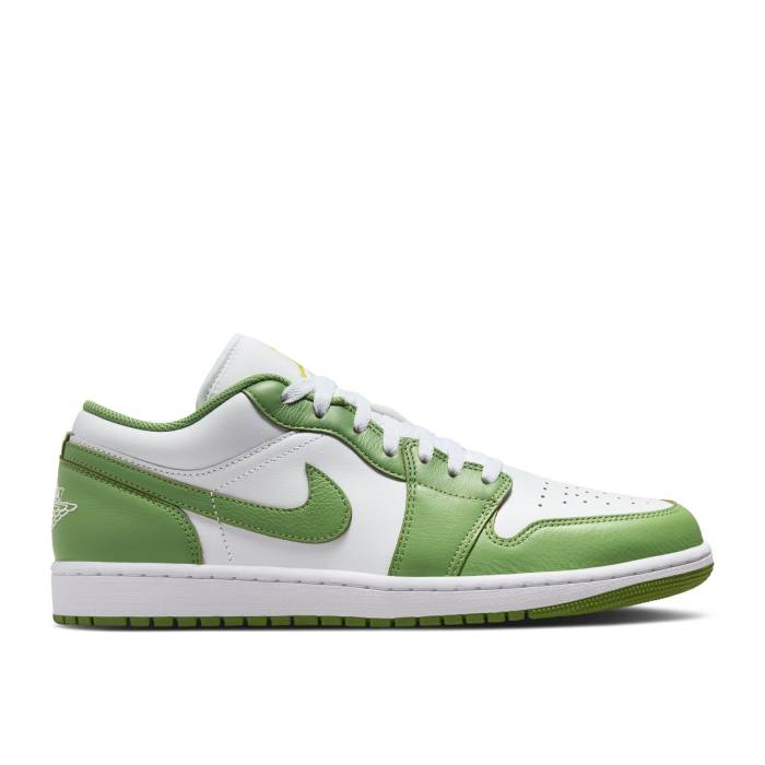 ナイキ エアジョーダン Air Jordan 【 Jordan 1 Low Se \u0027Chlorophyll\u0027 Men White/Lightning/Chlorophyll 】 メンズ 白いこと 白いこと 雷火