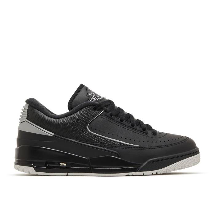 ナイキ エアジョーダン Air Jordan 【 Jordan 2/3 \u0027Black Metallic Silver\u0027 Men Black/Metallic Silver 】 メンズ 黒いこと 黒いこと Silver しろがね色・しろがね色