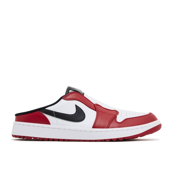ナイキ　エアジョーダン Air Jordan 【 Jordan 1 Mule Golf 'Chicago' Men White/Varsity Red/Black 】 golf ゴルフ メンズ 白色 ホワイト Red 赤・レッド 黒色 ブラック
