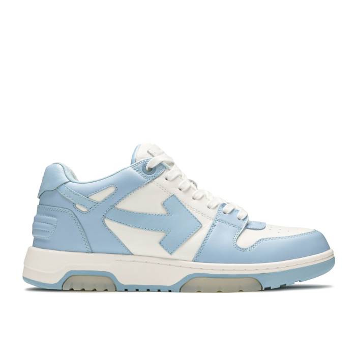 オフホワイト Off-White 【 Out Of Office Low 'Light Blue' Men White/Light Blue 】 メンズ 白色 ホワイト 青色 ブルー｜スニケス