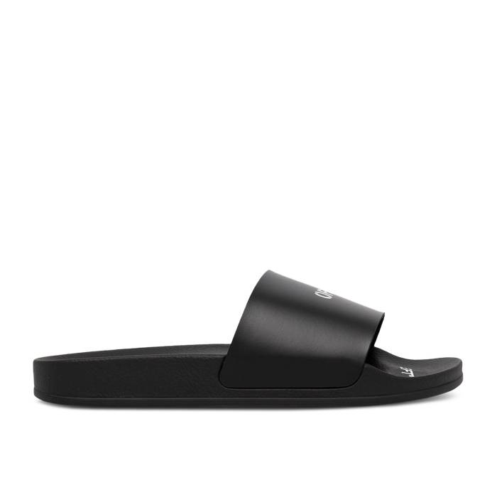 オフホワイト Off-White 【 Wmns Pool Sliders 'Black' Women Black/White 】 プール サンダル レディース 黒色 ブラック 白色 ホワイト