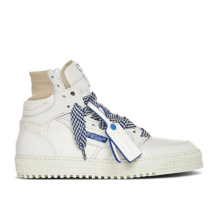 オフホワイト Off-White 【 Wmns Off-Court 3.0 High 'White Beige Blue' Women White/Beige/Blue 】 ハイ ベージュ レディース 白色 ホワイト ベージュ 青色 ブルー