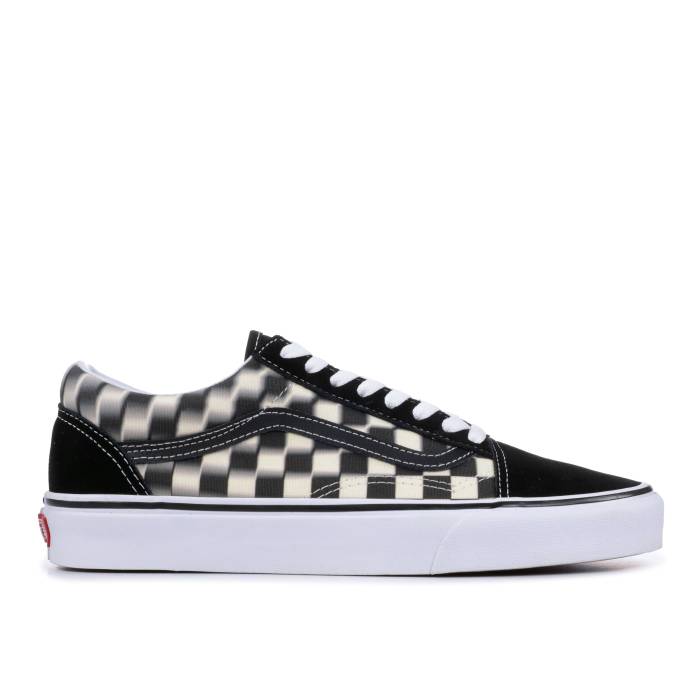 ヴァンズ Vans 【 Old Skool \u0027Blur Check\u0027 Men Black/Classic White 】 メンズ 黒いこと 黒いこと 古典派音楽 白いこと 白いこと