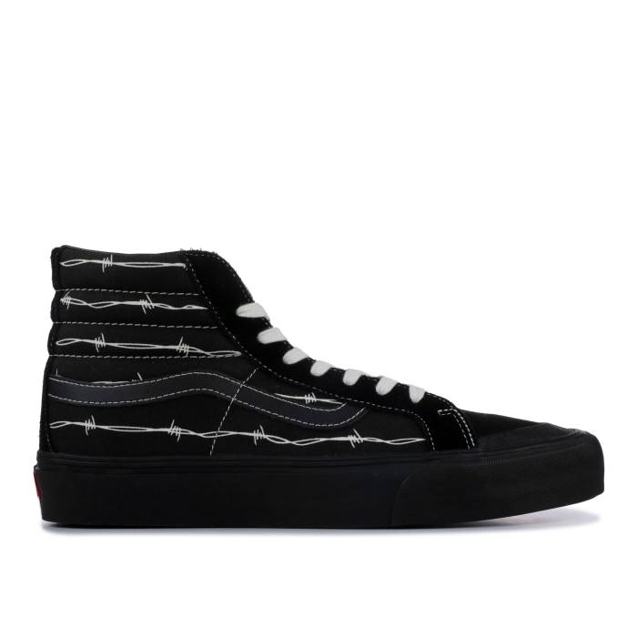 ヴァンズ Vans 【 Sk8-Hi 138 Sf \u0027Barbed Wire\u0027 Men Core Black/White 】 滑る御機嫌 メンズ 中核グループ 黒いこと 黒いこと 白いこと 白いこと