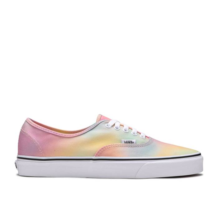 ヴァンズ Vans 【 Authentic 'Aura Shift' Men Multi-Color/True White 】 オーセンティック メンズ 白色 ホワイト