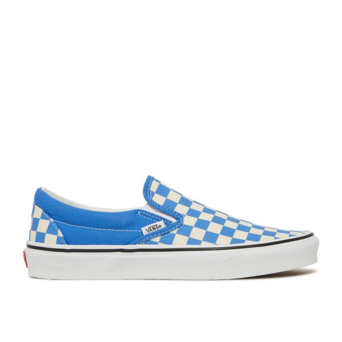 ヴァンズ Vans 【 Classic Slip-On \u0027Checkerboard - Nebulas Blue\u0027 Men Nebulas Blue/True White 】 古典派音楽 slip-on スリッポン メンズ 青み 青色 白いこと 白いこと