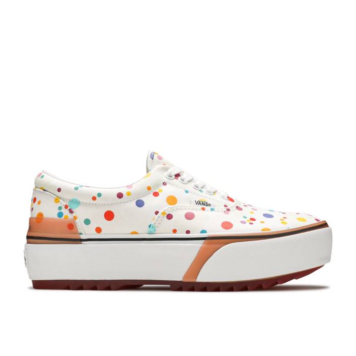 ヴァンズ Vans 【 Era Stacked 'Uv Ink - Floral' Men Floral/True White 】 メンズ 白色 ホワイト