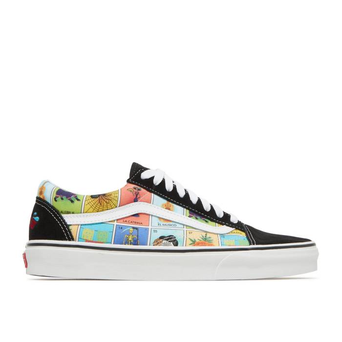 ヴァンズ Vans 【 Old Skool 'Loteria' Men Multi-Color/True White 】 メンズ 白色 ホワイト