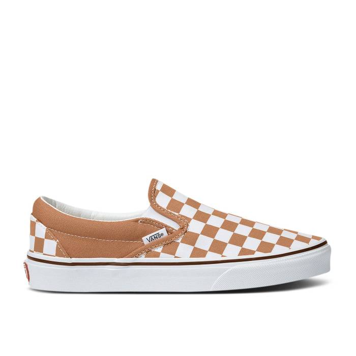ヴァンズ Vans 【 Classic Slip-On \u0027Color Theory Checkerboard - Meerkat\u0027 Men Meerkat 】 古典派音楽 slip-on スリッポン メンズ