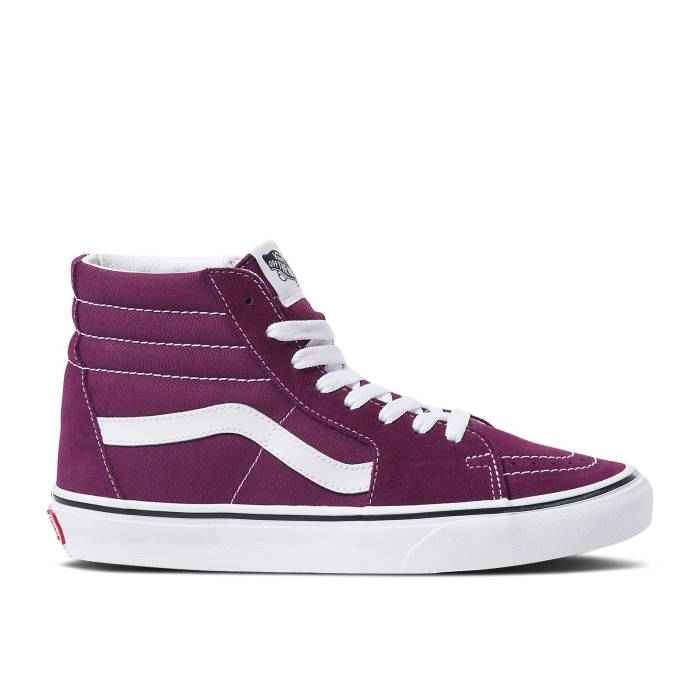 ヴァンズ Vans 【 Sk8-Hi \u0027Grape Wine\u0027 Men Grape Wine/True White 】 滑る御機嫌 メンズ 白いこと 白いこと