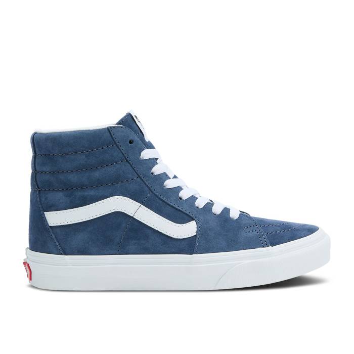 ヴァンズ Vans 【 Sk8-Hi \u0027Pig Suede - Vintage Indigo\u0027 Men Vintage Indigo 】 滑るご機嫌 スエード・スウェード vintage ビンテージ・ヴィンテージ メンズ vintage ビンテージ・ヴィンテージ 藍色・インディゴ