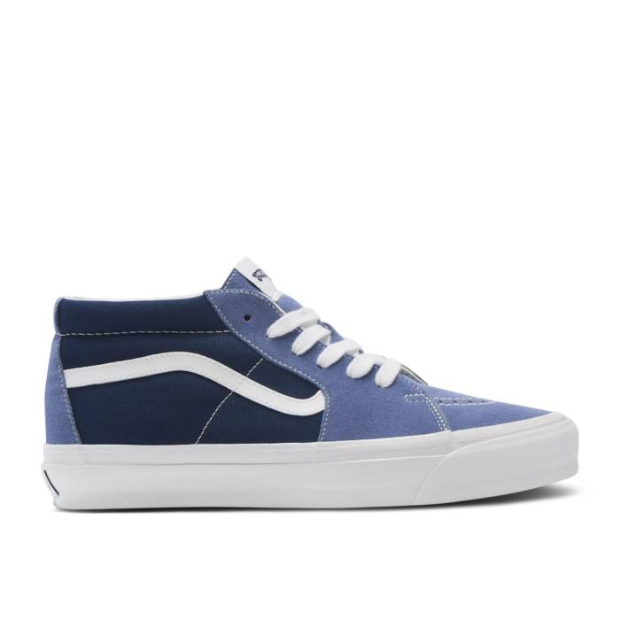 ヴァンズ Vans 【 Premium Sk8-Mid 83 Navy White Men Navy/White 】 Premium プレミアム メンズ 紺色 ネイビー 白色 ホワイト
