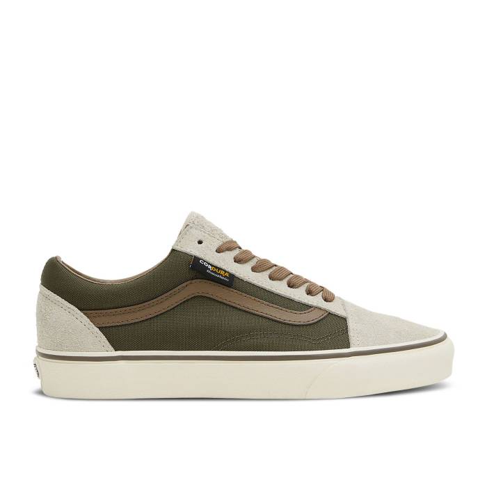 ヴァンズ Vans 【 Old Skool Cordura \u0027Green Brown\u0027 Men Green/Grey 】 メンズ green 緑・緑であること 薄墨色 薄墨色