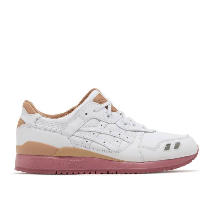 アシックス Asics 【 Packer Shoes X J.crew X Gel Lyte 3 \u00271907 Collection White\u0027 Men White/Red 】 シューズ 運動すること靴 寄せあわせ メンズ 白いこと 白いこと Red 赤・赤いこと