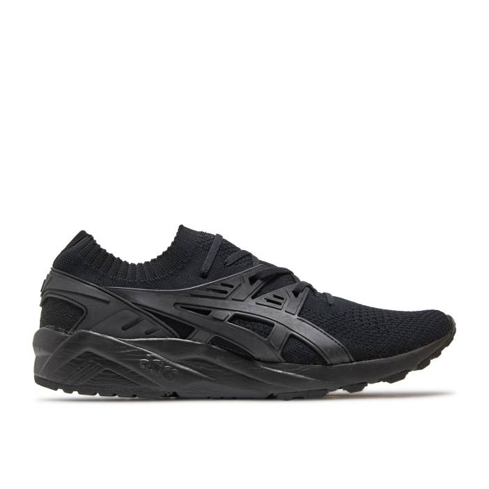 アシックス Asics 【 Gel Kayano Trainer Knit \u0027Black\u0027 Men Black/Black 】 調教師 編み物 メンズ 黒いこと 黒いこと