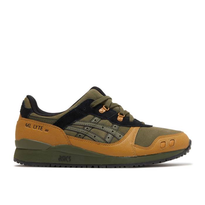 アシックス Asics 【 Gel Lyte 3 \u0027Olive Tan Presidio\u0027 Men Olive Canvas/Tan Presidio 】 メンズ olive オリーブ