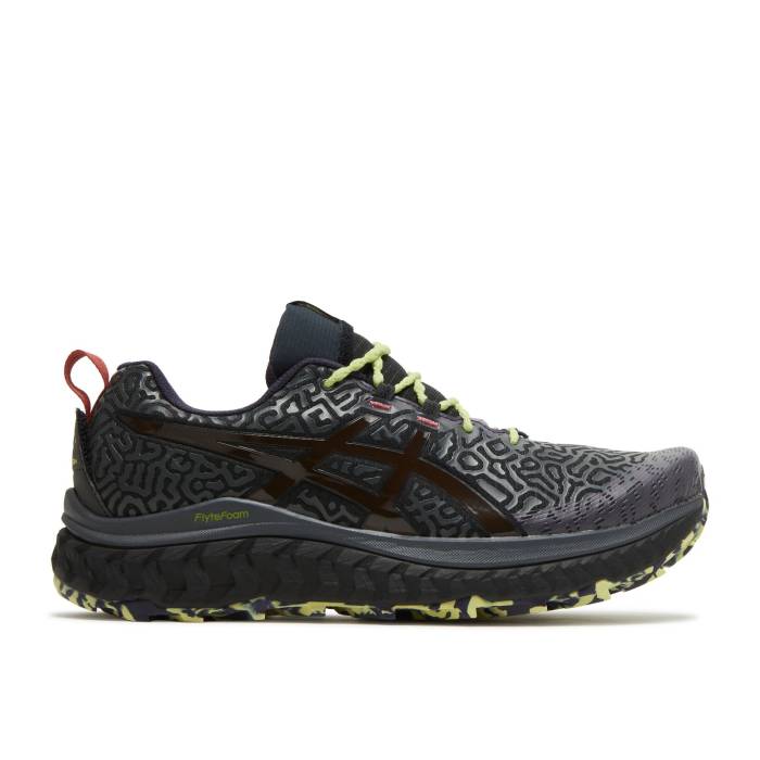 アシックス Asics 【 Brain Dead X Trabuco Max \u0027Chaos Slime\u0027 Men Black/Cinnabar 】 マックス メンズ 黒いこと 黒いこと