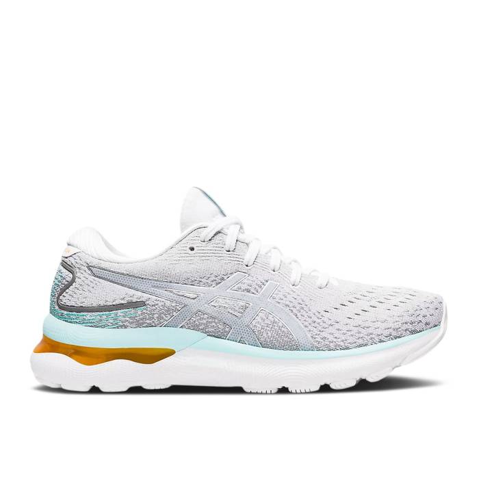 アシックス Asics 【 Wmns Gel Nimbus 24 \u0027White Pure Silver\u0027 Women White/Pure Silver 】 純一無雑 レディース 白いこと 白いこと 純一無雑 Silver しろがね色・しろがね色