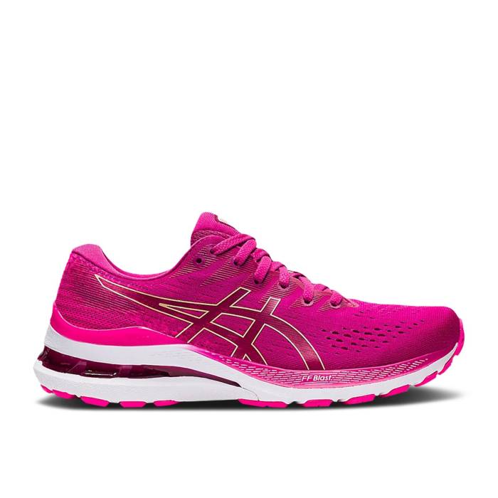 アシックス Asics 【 Wmns Gel Kayano 28 \u0027Fuchsia Red\u0027 Women Fuchsia Red/Pink Glow 】 レディース Red 赤・赤いこと pink サクラ色