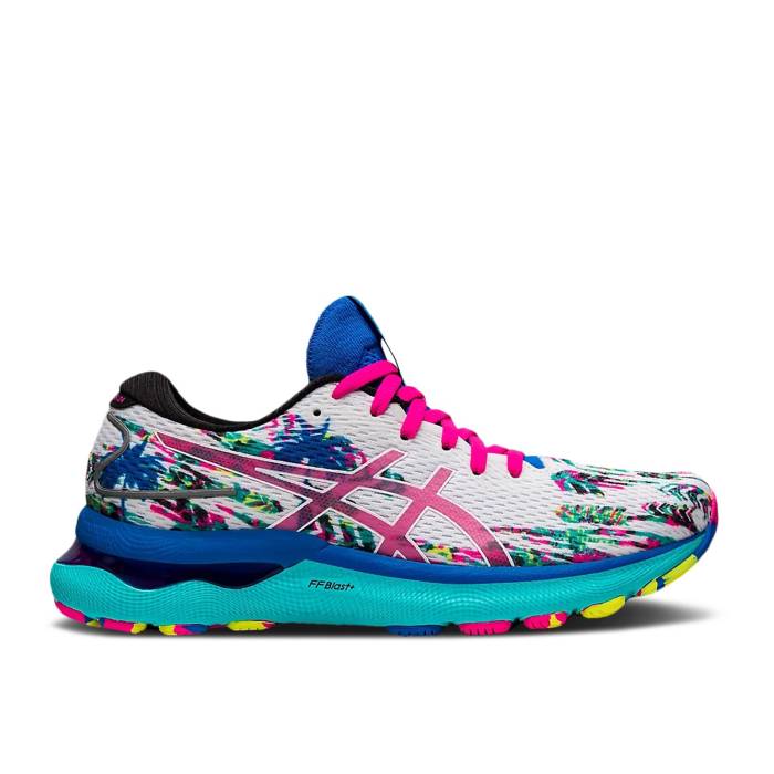 アシックス Asics 【 Wmns Gel Nimbus 24 'Tropical' Women White/Pink Glow 】 レディース 白色 ホワイト pink ピンク｜スニケス