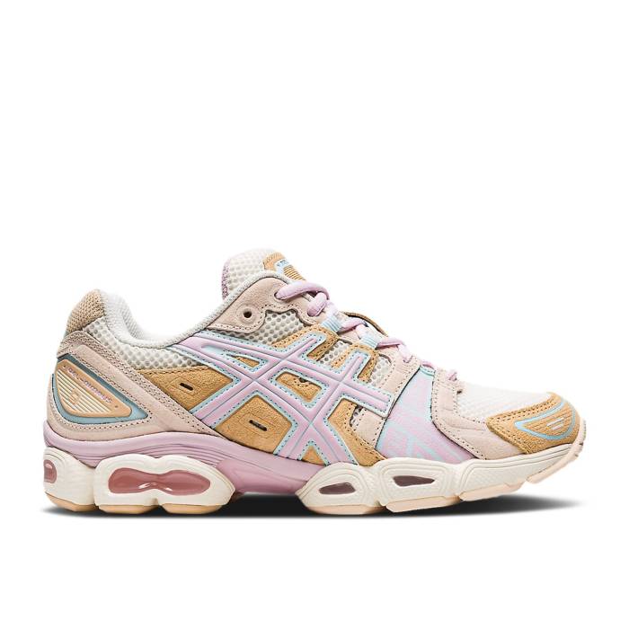 アシックス Asics 【 Wmns Gel Nimbus 9 \u0027Tan Barely Rose\u0027 Women Cream/Barely Rose 】 レディース 皮膚軟化剤 Rose サクラ色