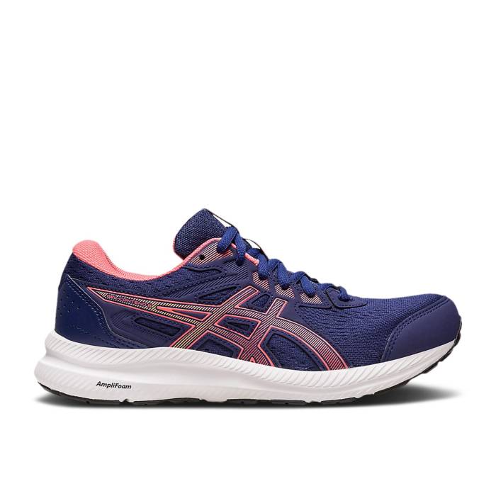 アシックス Asics 【 Wmns Gel Contend 8 \u0027Indigo Blue Papaya\u0027 Women Indigo Blue/Papaya 】 青味 青色 レディース 藍色・インディゴ 青味 青色