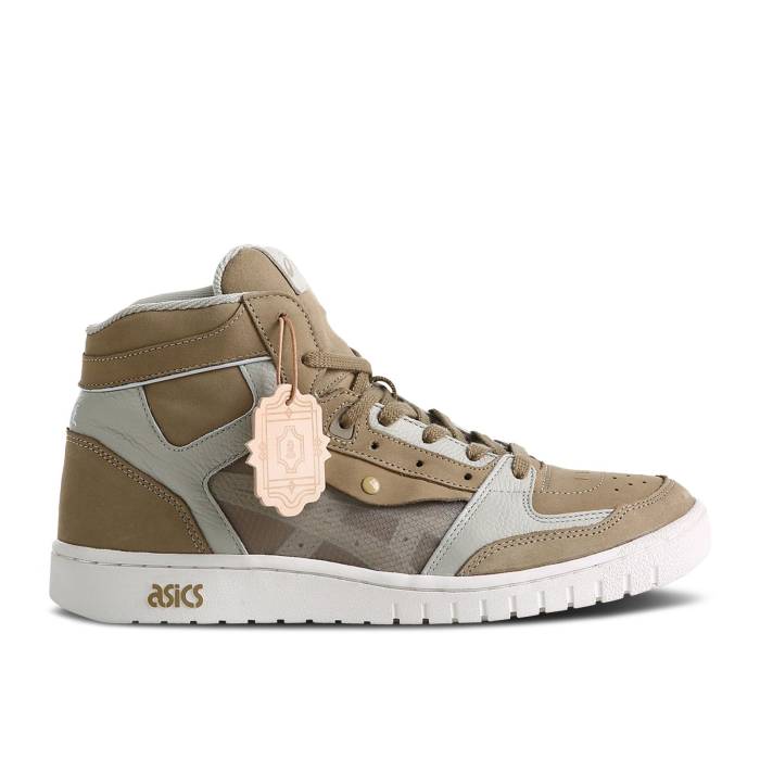 アシックス Asics 【 Costs X F/Ce X All Court Alpha-L \u0027Manchuria Window\u0027 Men Camel/Grey/White 】 厚地の外套 メンズ camel 駱駝 薄墨色 薄墨色 白いこと 白いこと メンズ靴-靴-スニーカー