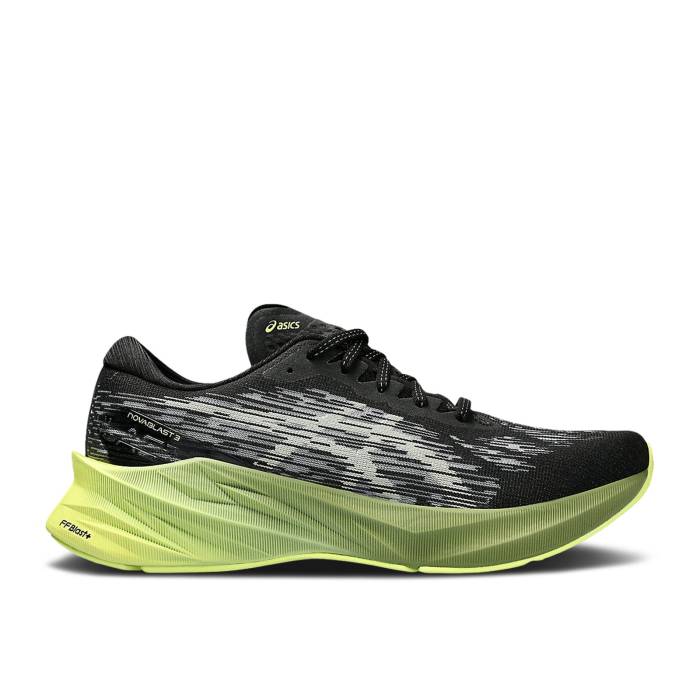アシックス Asics 【 Novablast 3 'Black Dried Leaf Green' Men Black/Dried Leaf Green 】 メンズ 黒色 ブラック green 緑・グリーン