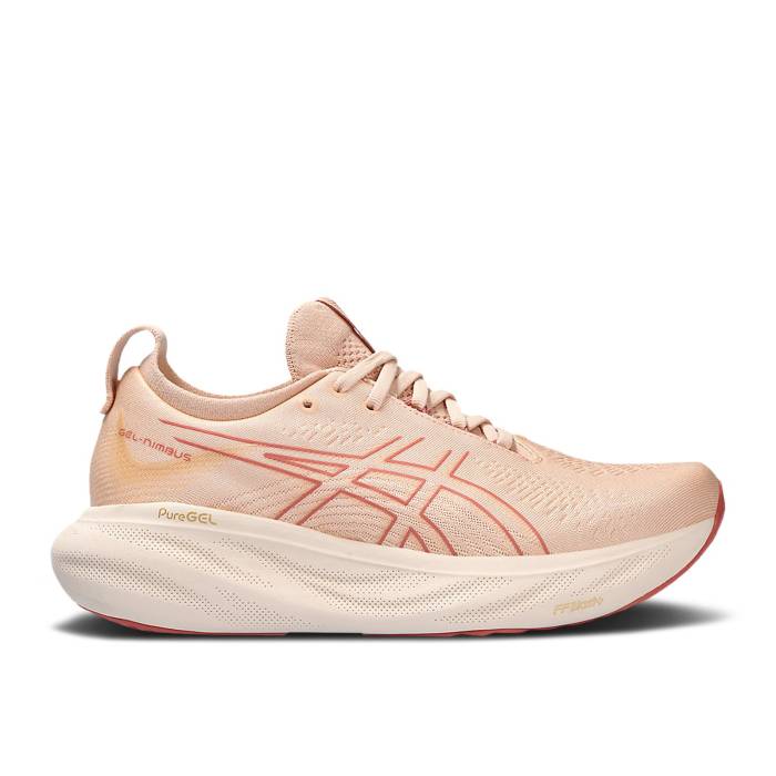 アシックス Asics 【 Wmns Gel Nimbus 25 \u0027Pale Apricot Light Garnet\u0027 Women Pale Apricot/Light Garnet 】 レディース