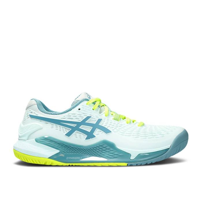 アシックス Asics 【 Wmns Gel Resolution 9 \u0027Soothing Sea Gris Blue\u0027 Women Soothing Sea/Gris Blue 】 レディース 青碧 青碧