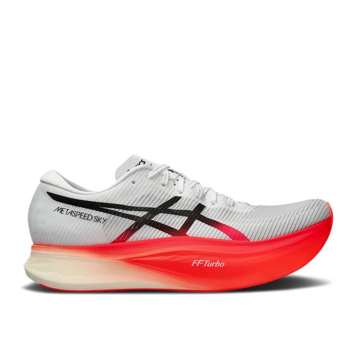 アシックス Asics 【 Metaspeed Sky+ White Sunrise Red Men White/Black 】 メンズ 白色 ホワイト 黒色 ブラック