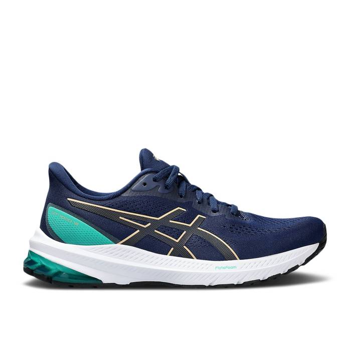 アシックス Asics 【 Wmns Gt 1000 12 \u0027Blue Expanse Champagne\u0027 Women Blue Expanse/Champagne 】 レディース 青味 青み
