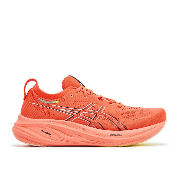 アシックス Asics 【 Gel Nimbus 26 'Sunrise Red' Men Sunrise Red/Black 】 メンズ Red 赤・レッド 黒色 ブラック
