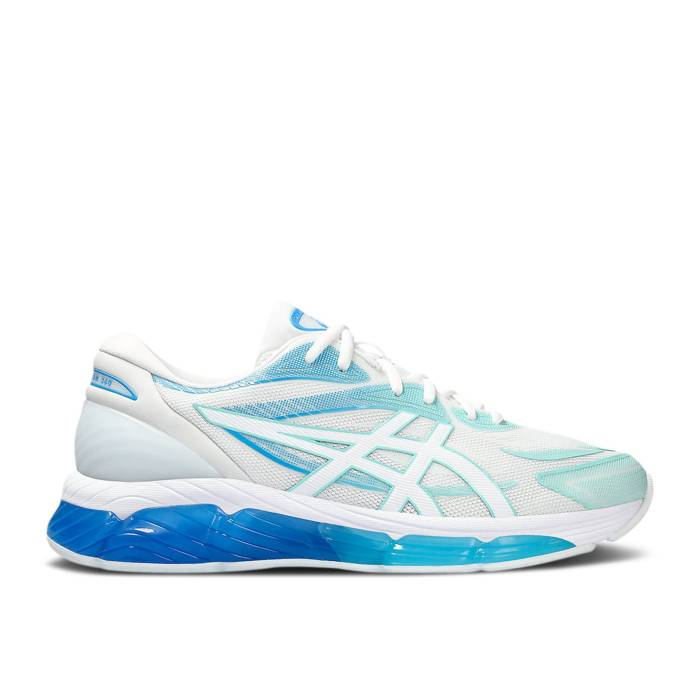 アシックス Asics 【 Gel Quantum 360 8 \u0027Ocean Pack - White Azul Blue\u0027 Men White/Azul Blue 】 白いこと 白いこと メンズ 白いこと 白いこと 青み 青色