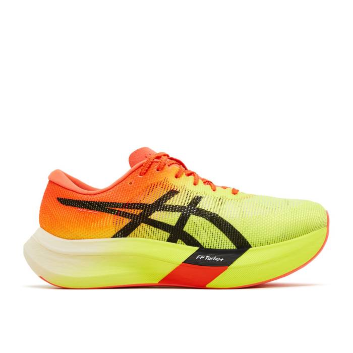 アシックス Asics 【 Metaspeed Sky Paris \u0027Safety Yellow\u0027 Men Safety Yellow/Black 】 天の原 メンズ yellow 黄味がかった・黄色 黒いこと 黒いこと