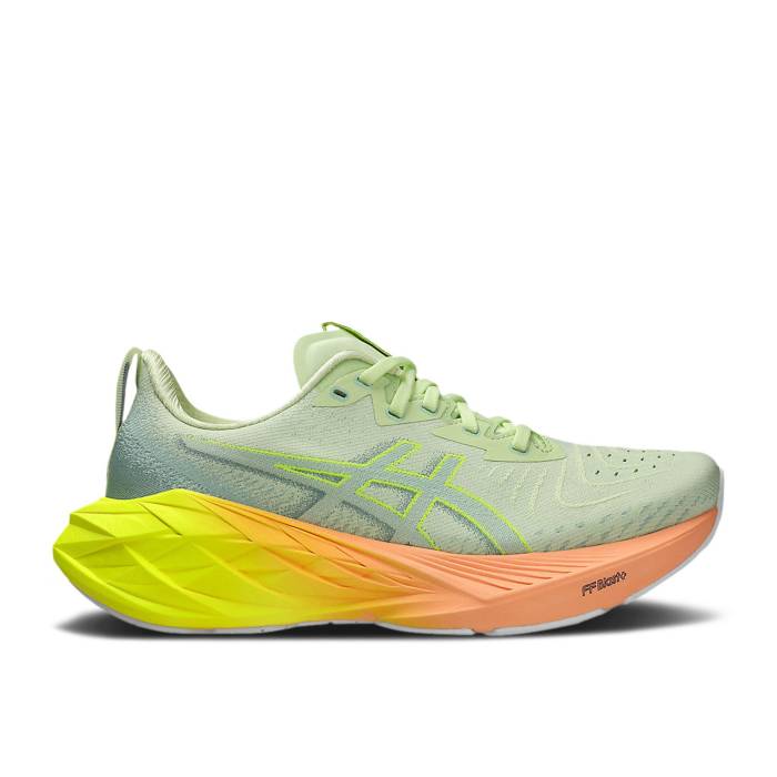アシックス Asics 【 Wmns Novablast 4 'Paris' Women Cool Matcha/Safety Yellow 】 レディース クール yellow 黄色・イエロー｜スニケス