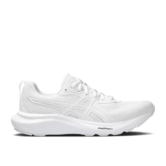 アシックス Asics 【 Wmns Gel Contend 9 \u0027White Glacier Grey\u0027 Women White/Glacier Grey 】 レディース 白いこと 白いこと 薄墨色 薄墨色 靴-レディース靴-スニーカー