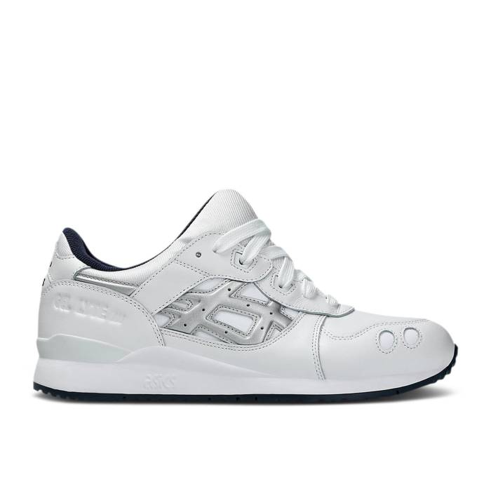 アシックス Asics 【 Beams X Gel Lyte 3 \u002790S Skate\u0027 Men White/Pure Silver 】 メンズ 白いこと 白いこと 純一無雑 Silver しろがね色・しろがね色