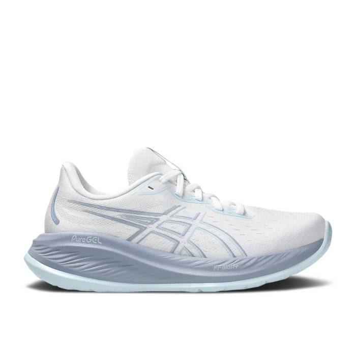 アシックス Asics 【 Wmns Gel Cumulus 26 \u0027White Cool Grey\u0027 Women White/Cool Grey 】 冷やりとした レディース 白いこと 白いこと 冷やりとした 薄墨色 薄墨色