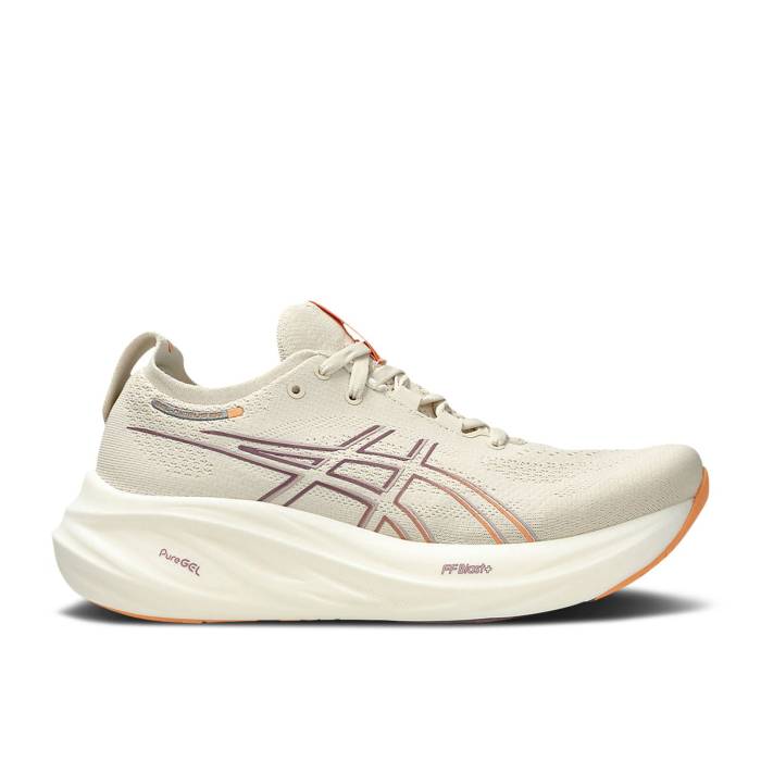 アシックス Asics 【 Wmns Gel Nimbus 26 \u0027Oatmeal Faded Orange\u0027 Women Oatmeal/Faded Orange 】 レディース orange 橙・オレンジ色